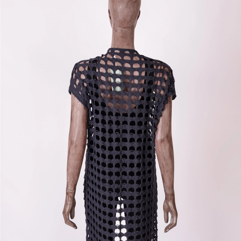 Crochet Open-Front Duster - Picture 5 of 10